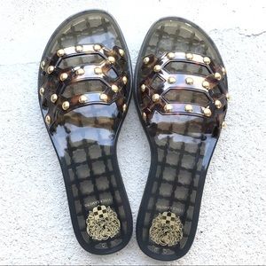 VINCE CAMUTO Sandals Size 8 Womens Carron Studded